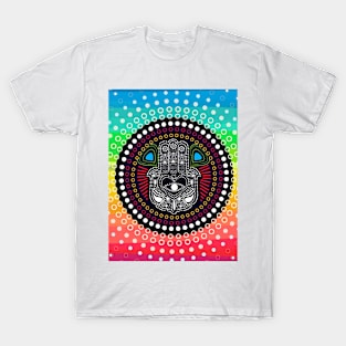 MANDALA PALM RAINBOW T-Shirt